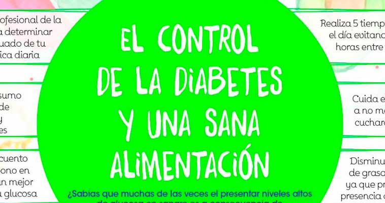 El control de la diabetes y una sana alimentación