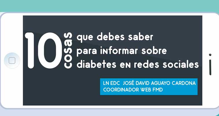 10 cosas que debes saber para informar sobre diabetes en redes sociales