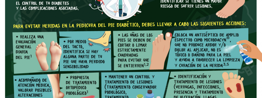 Pedicura del pie diabético, ¿cómo evitar heridas?