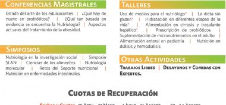 4° Congreso Mexicano de Nutriología