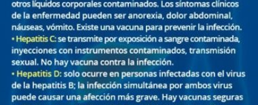 28 de Julio Día Mundial contra la Hepatitis