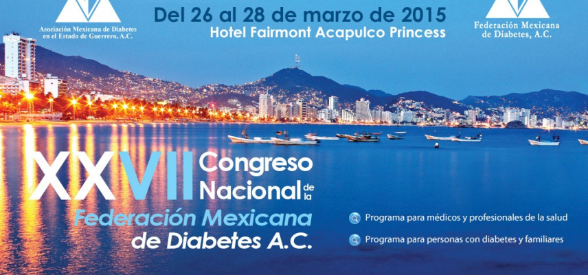 Comenzó en Acapulco el XXVII Congreso Nacional de la Federación Mexicana de Diabetes, A.C.