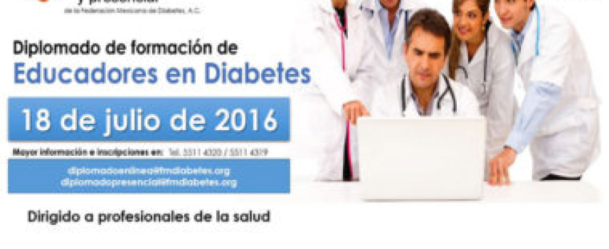 Abren convocatoria para diplomado de formación de educadores en diabetes
