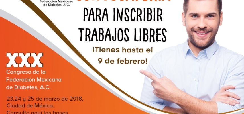 CONVOCATORIA PARA INSCRIBIR TRABAJOS LIBRES 2018
