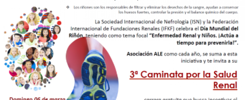 Caminata por la salud renal