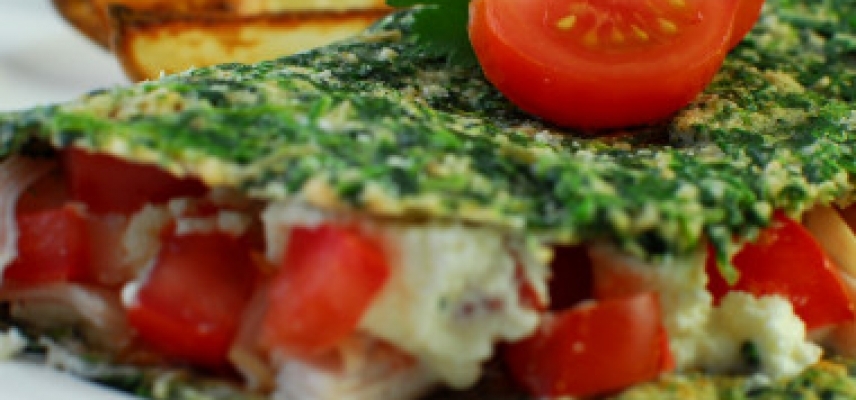 Crepas de espinacas