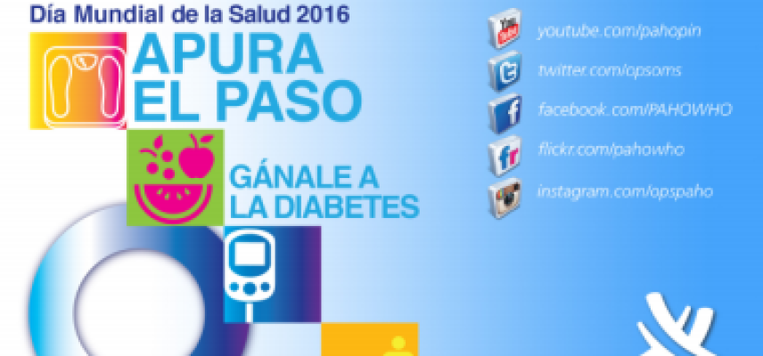 Diabetes lema del Día Mundial de la Salud