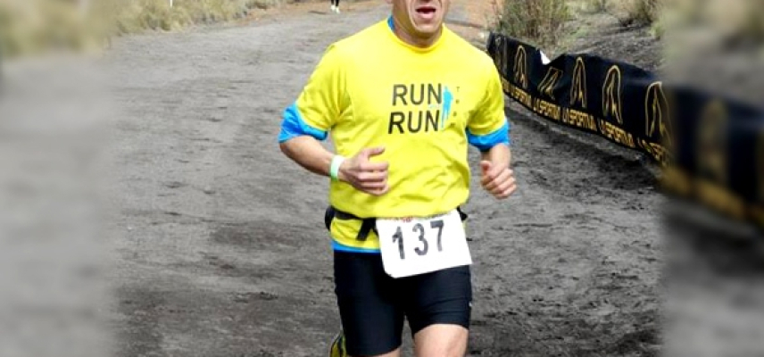 Edgar García, atleta corriendo con diabetes