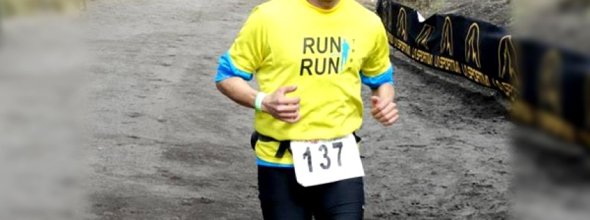Edgar García, atleta corriendo con diabetes