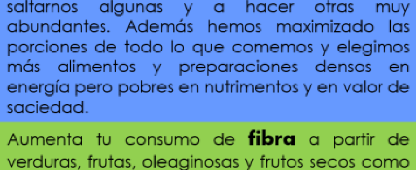 Fibra un aliado contra la obesidad