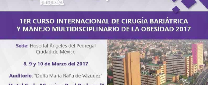1ER CURSO INTERNACIONAL DE CIRUGÍA BARIÁTRICA Y MANEJO MULTIDISCIPLINARIO DE LA OBESIDAD 2017
