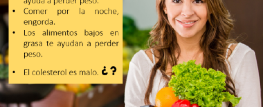 Mitos sobre las dietas