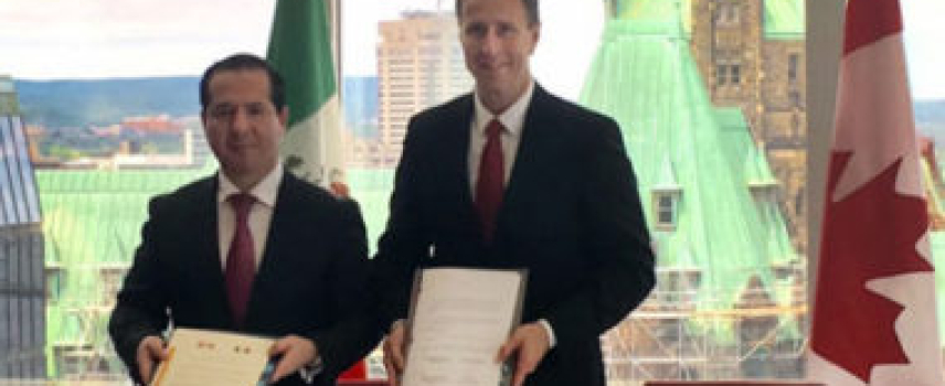 MÉXICO Y CANADÁ FIRMAN ACUERDO DE COLABORACIÓN EN MATERIA DE SALUD