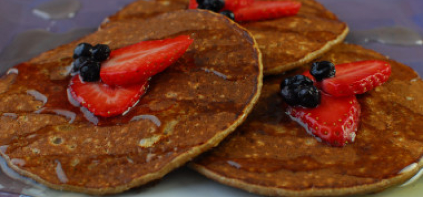 Panqueques de avena y almendra