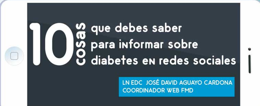 10 cosas que debes saber para informar sobre diabetes en redes sociales