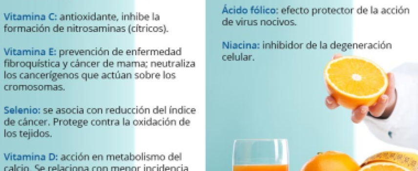 Una dieta sana contra el cáncer