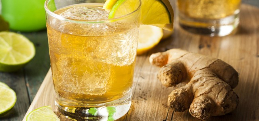 AGUA DE JENGIBRE Y LIMÓN
