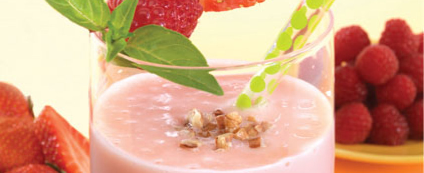 Batido de frutos rojos