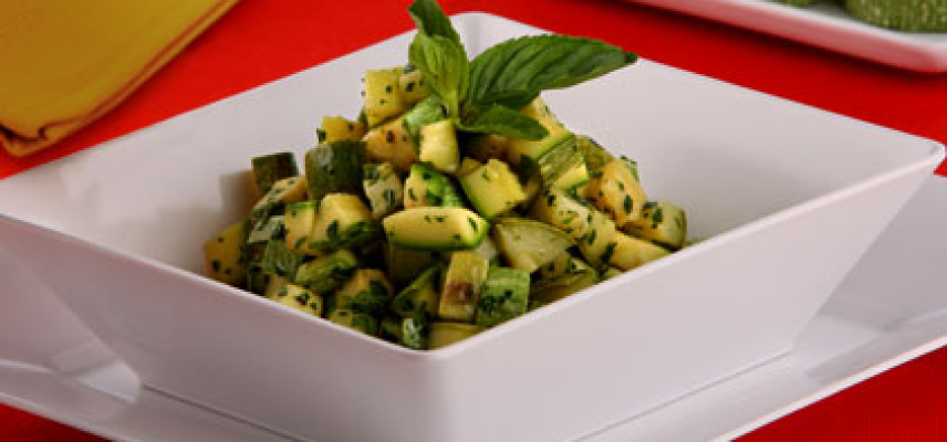 Calabacitas aromatizadas