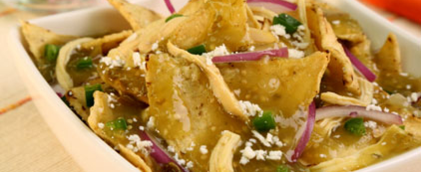 Chilaquiles en salsa verde