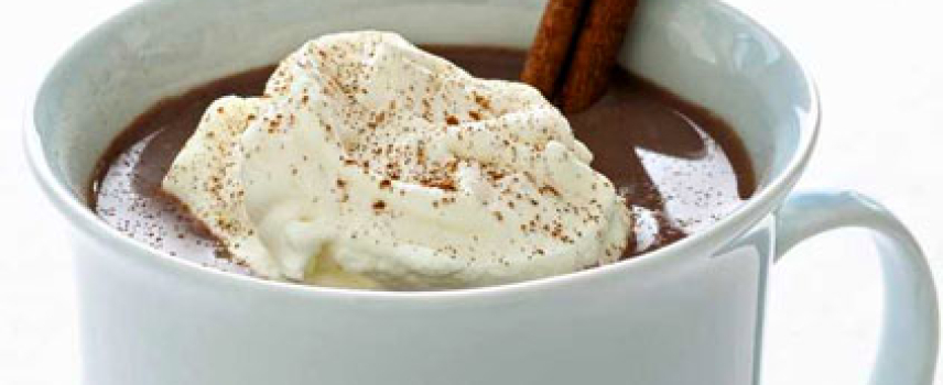 Chocolate caliente con canela