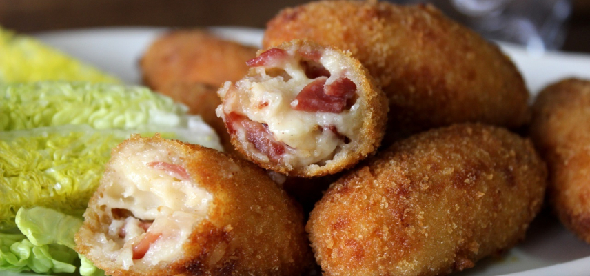 “Croquetas de jamón serrano con robot de cocina”