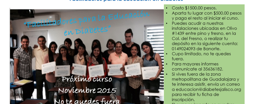 Curso intensivo de «Facilitadores para la Educación en Diabetes»
