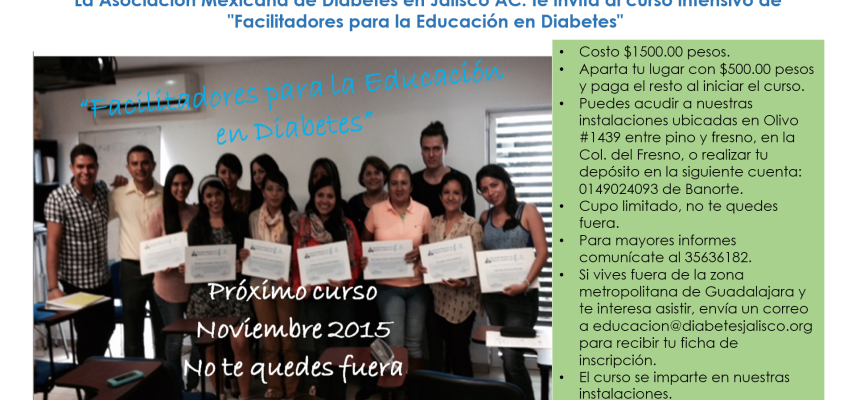 Curso intensivo de «Facilitadores para la Educación en Diabetes»