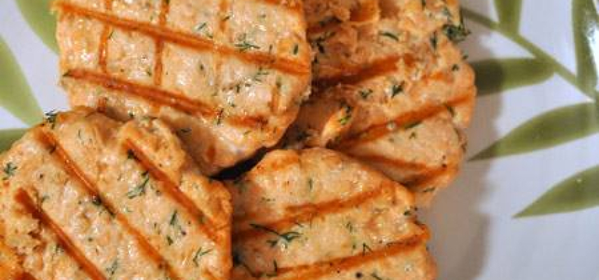 Hamburguesa de salmón