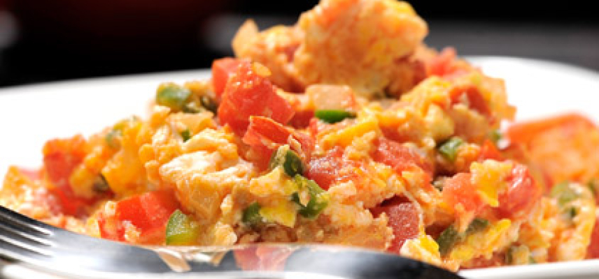 Desayunos Azules: Huevos a la mexicana