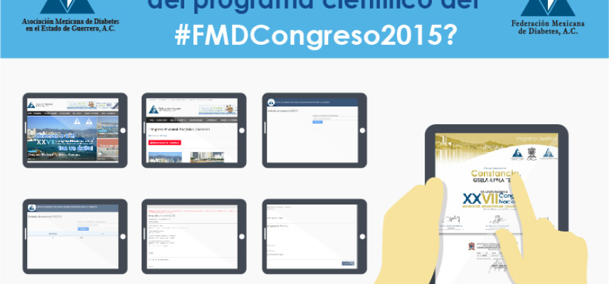¿Cómo descargo mi constancia del programa científico del #FMDCongreso2015?