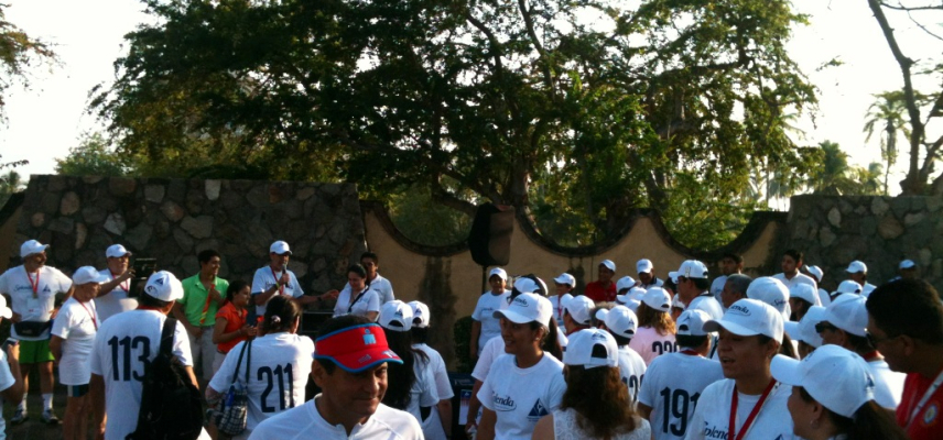 Caminan y corren por la diabetes