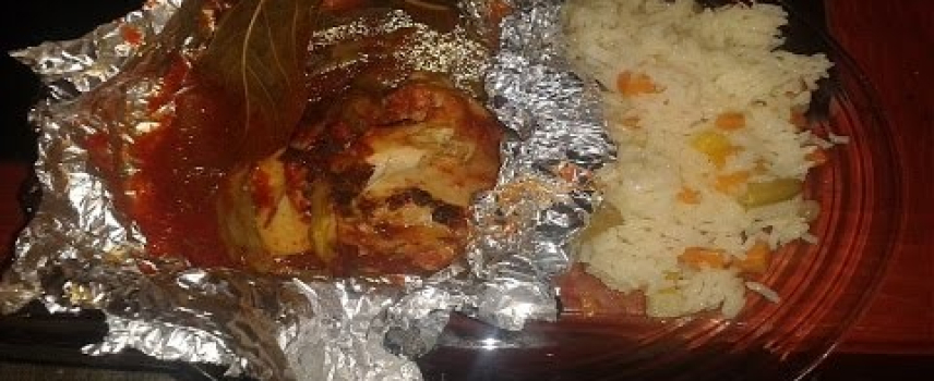 Mixiote de pollo con nopales