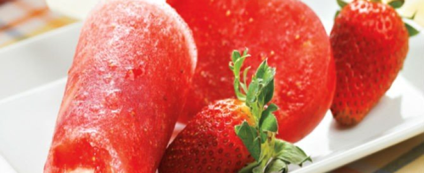 PALETAS DE FRESA, NARANJA Y LIMÓN