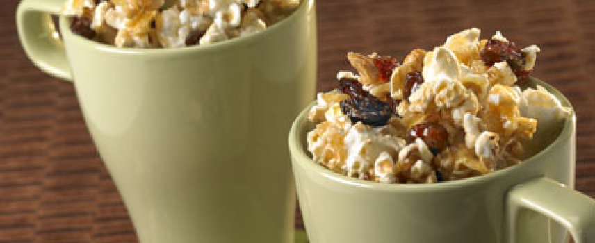 Un touchdown de palomitas y cacahuate