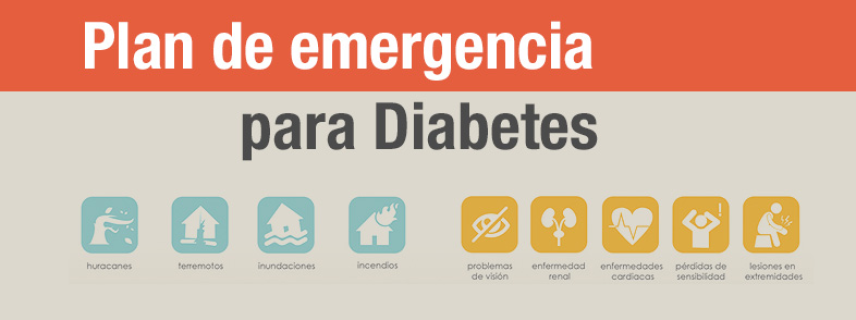 Plan de emergencias para Diabetes