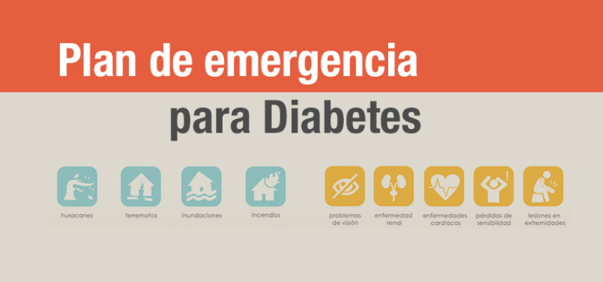 Plan de emergencias para Diabetes