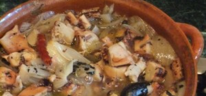 Pulpo en escabeche
