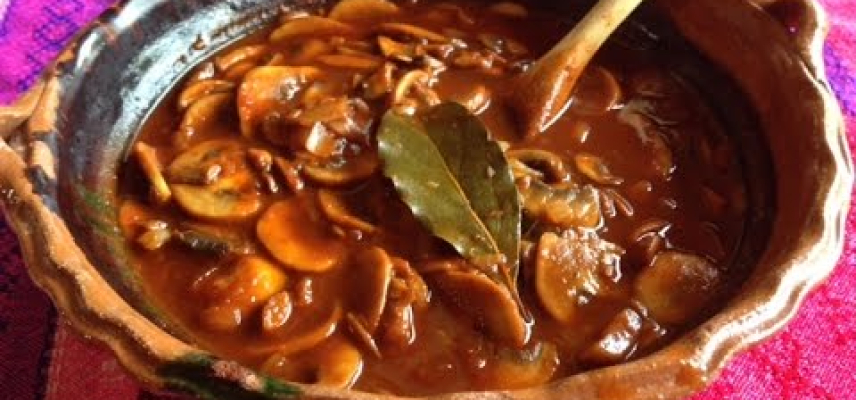 Setas al poblano