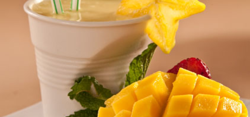 Smoothie de mango y jengibre