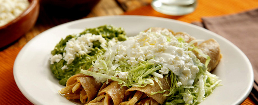Tacos de pollo con verduras