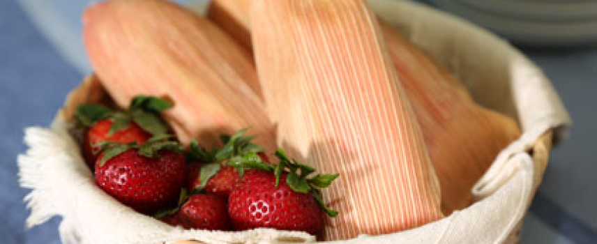 Tamales de fresa