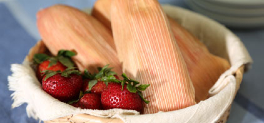 Tamales de fresa