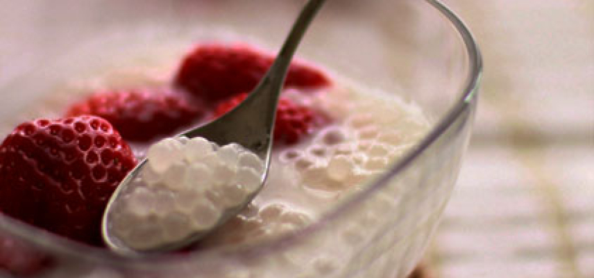 Tapioca con frutas