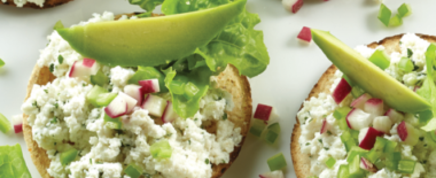 Tostaditas de requesón